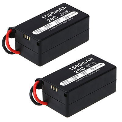 2x Batteri for Parrot AR.Drone 1.0 / AR.Drone 2.0 Elite & Power Edition 1500mAh fra subtel