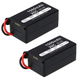 2x Batteri Lithium-Polymer 11.1V 1500mAh