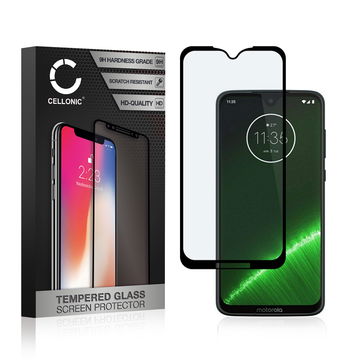 Skjermbeskytter glass Motorola Moto G7 / Moto G7 Plus (3D Case-friendly, 9H, 0,33mm, Full Glue) Herdet Glass