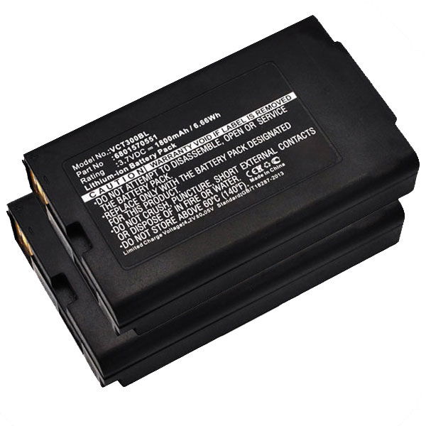 2x Batteri for Vectron Mobilepro, B30, Mobilepro 2, Mobilepro II, B30 1800mAh fra subtel