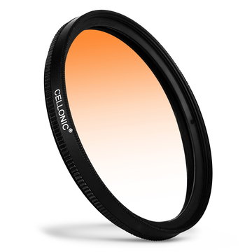 Graduated color filter Orange for Tokina Firin 20mm F2 FE AF / Firin 20mm F2 FE MF Ø 62mm Gradient Filter