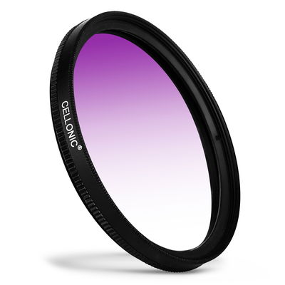 Fargegradientfilter Gradient filter Lilla for Voigtlaender VM 40mm F 2,8 Heliar Ø 37mm