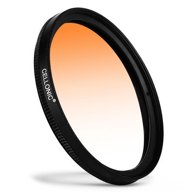 Fargegradientfilter Gradient filter Oransje for Olympus M.Zuiko Ø 37mm