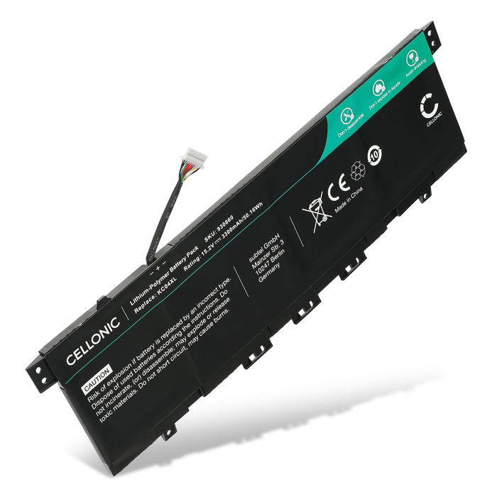 Batteri for HP KC04XL Accu 3300mAh Akku bytte Batteri