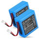 2x Batteri 112-0410, LB-105 700mAh