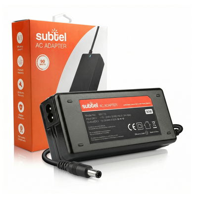 Lader for Dell Inspiron 15,14/ Latitude E5520,7490, HP Pavilion - Charger 19.5V 65W 90W Ladekabel 2.6m Strømforsyning Bærbar Laptop PA-10, PA-12 Forbindelse(7.4mm x 5mm + pin)