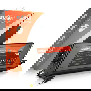 Lader for Samsung M60 M55, P60 Pro P50 Pro, RC520, E172, Q70, R730 R540, NC10 N150 N102 - Charger 19V 90W Ladekabel 2.6m Strømforsyning Bærbar Laptop XE500T1C, Forbindelse(5.5mm x 3mm + pin)