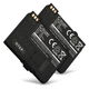 2x Batteri EBA-510 850mAh