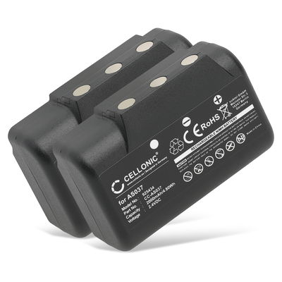 2x Batteri for IMET BE5000, I060-AS037, M550S Wave L, Wave S 2000mAh 2.4V fra CELLONIC