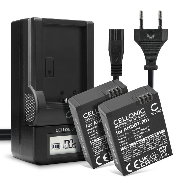 2x GoPro Hero 3 Batteri