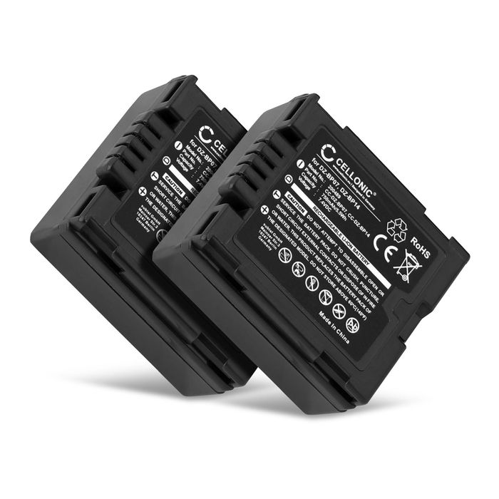 2x Panasonic CGR-DU06 Batteri