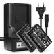 2x Batteri KLIC-5001 1400mAh + Lader