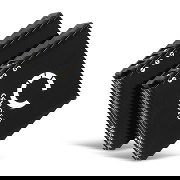 2x Batteri for Panasonic Lumix DMC-FX37, Lumix DMC-FS3, DMC-FX30, DMC-FX35, Panasonic SDR-S10 Kameraer 1050mAh fra CELLONIC