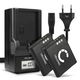 2x Batteri LB-050 LB-052 730mAh + Lader