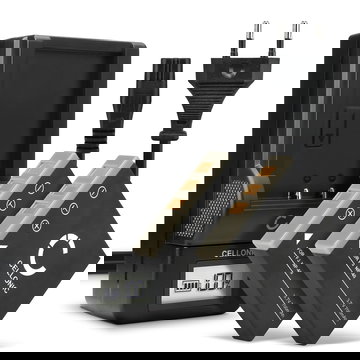 2x Batteri for Pentax Optio S6 S7 S5i S5z S5n S4 S4i S SV SVi WP WPi W10 W20 A10 A20 A30 A36 Kameraer 700mAh + Lader fra CELLONIC