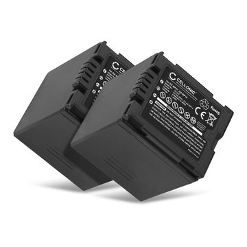 2x Batteri for Panasonic NV-GS250, VDR-D250, NV-GS500, NV-GS320, NV-GS17, NV-GS21, NV-GS22 Kameraer 2100mAh fra CELLONIC