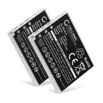 2x Batteri for Nikon Coolpix S2, Coolpix S1, Coolpix S3, Coolpix S51, Coolpix S9, Coolpix S6 Kameraer 650mAh fra CELLONIC