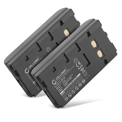2x Batteri for Sony M9, 380, TR2000, EB55, V900, V90, V5000, TR55, FX300, TR350, NP33, NP55 2100mAh fra CELLONIC
