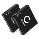 2x Batteri DB-70,BP-DC6 1050mAh