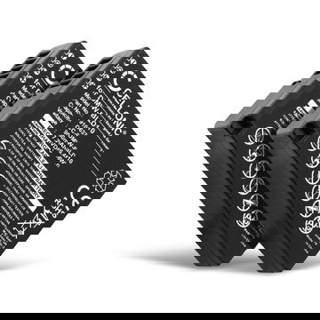 2x Batteri for Panasonic Lumix DMC-GX1 Lumix DMC-G3 Lumix DMC-GF2 Lumix DMC-ZS7 Lumix DMC-TS2 DMW-BLD10 (900mAh, 7.2V) fra CELLONIC