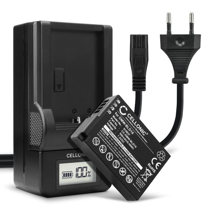 2x Panasonic DMW-BLD10 Batteri