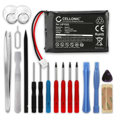 Batteri for Sony PlayStation 4 Dualshock 4 Wireless Controller (Version 2) 1000mAh + Verktøy fra CELLONIC