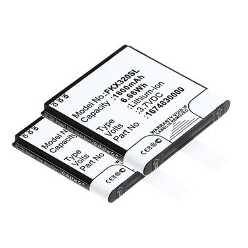 2x Batteri for Falk IBEX 25, IBEX 32, Falk IBEX 25 Touring, Falk 1675210000 1800mAh fra subtel