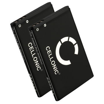 2x Batteri for Doro 6620, 6530, 6520, 6050, 6030, 5030, 1362, 1361, 1360, PhoneEasy 508, DBC-800D 900mAh fra CELLONIC