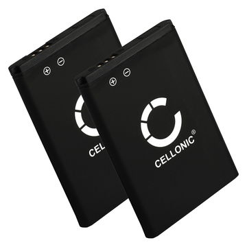 2x Batteri for Samsung GT-C3520, SGH-E250, SGH-E900, GT-E1150, GT-C3560, SGH-X200, GT-E1190, GT-E1100 850mAh fra CELLONIC