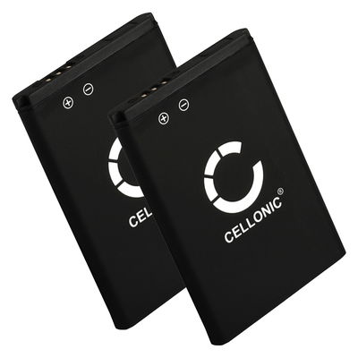 2x Batteri for Samsung GT-C3520, SGH-E250, SGH-E900, GT-E1150, GT-C3560, SGH-X200, GT-E1190, GT-E1100 850mAh fra CELLONIC