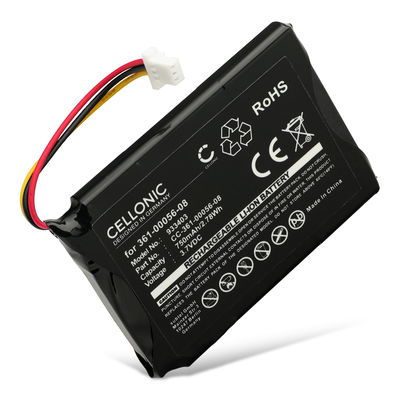 Batteri for Garmin Camper 780, Drive 61 LMT S, Dash Cam 35, DriveSmart 5, Nüvi 57LM 750mAh fra subtel