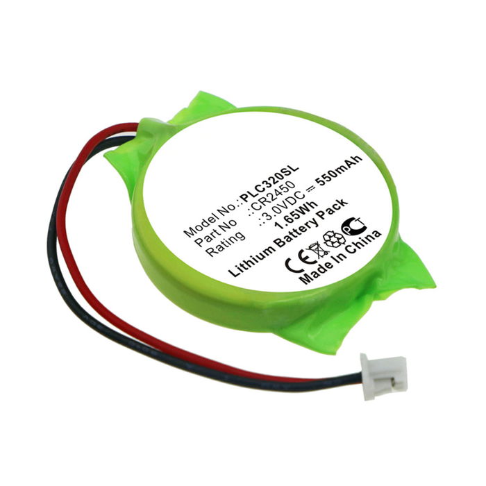 Batteri for Panasonic CR2450 Accu 550mAh Akku bytte Batteri