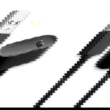 USB Kabel for FitBit Ace 2 / Inspire / Inspire HR - Ladekabel USB Ledning PVC Datakabel svart