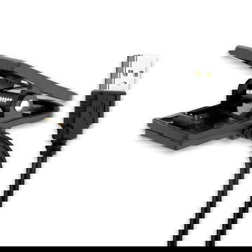 USB Kabel for Garmin Approach G10, S20 / Forerunner 30, 230, 235, 645, 645 Music, 735XT / vivomove HR - Ladekabel USB Ledning PVC Datakabel svart