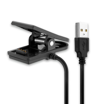 USB Kabel for Garmin Approach G10, S20 / Forerunner 30, 230, 235, 645, 645 Music, 735XT / vivomove HR - Ladekabel USB Ledning PVC Datakabel svart