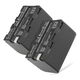 2x Batteri NP-F10, -F20, NP-FS21, -FS33 2800mAh