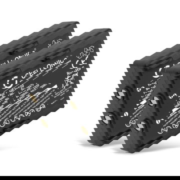 2x Batteri for Hetronic Ergo, Hetronic Nova, 68300520, Abitron KH68300520.A, 68300510 600mAh fra subtel