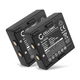 2x Batteri HE520, HT-02, FBH900, 68300530 600mAh