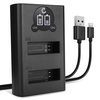 Dobbeltlader + USB Kabel