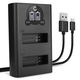 Dobbeltlader + USB-kabel
