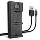 Dobbeltlader + USB-kabel