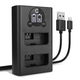 Dual Charger + USB Cable