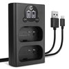 Dobbeltlader + USB Kabel
