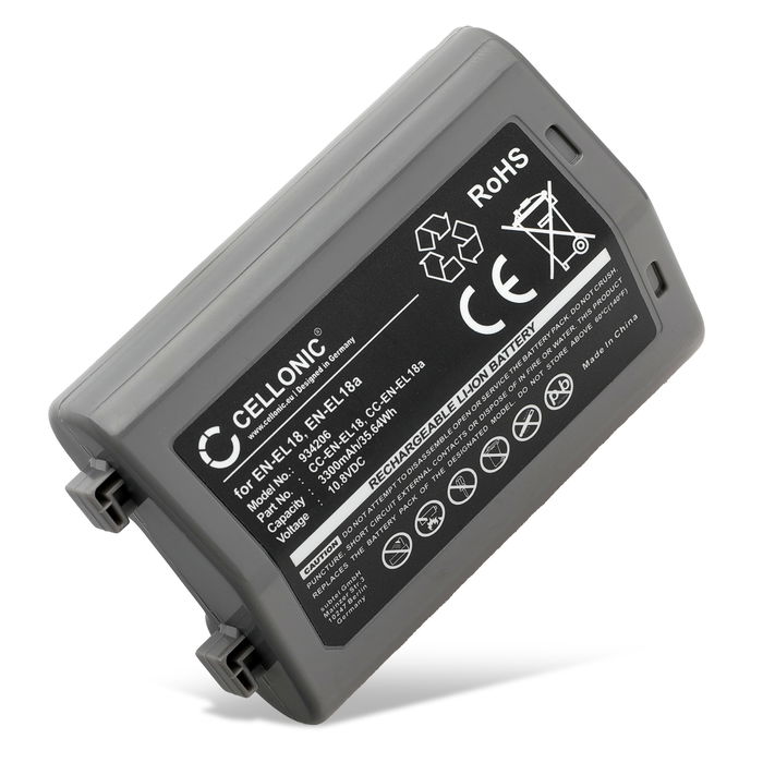 Batteri for Nikon D4 Accu 3300mAh Akku bytte Batteri