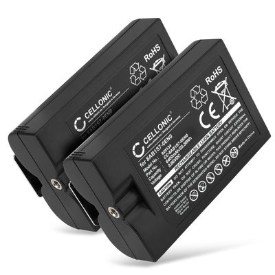 2x Batteri for Ring Intercom, Ring Stick Up Cam, Ring Spotlight Cam, Ring Video Doorbell 2 6400mAh fra CELLONIC