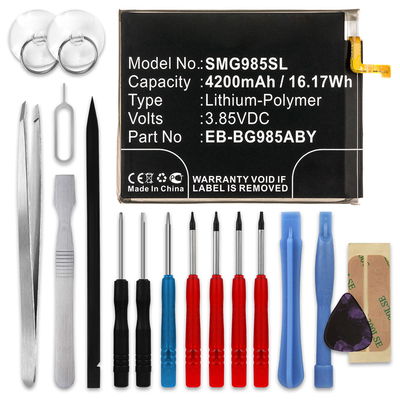 Batteri for Samsung Galaxy S20 Plus (SM-G986) 4200mAh + Verktøy fra CELLONIC