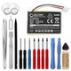 1x Battery (450mAh, 3.7V) + Tool-kit