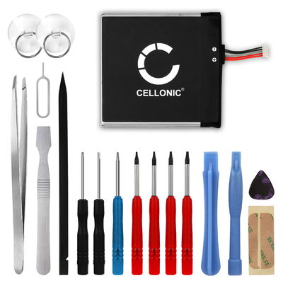Batteri for Nintendo Switch (>2019), HAC-S-JP/EU-C0, HAC-001, HAC-003, HAC-A-BPHAT-C0 4600mAh + Verktøy fra CELLONIC