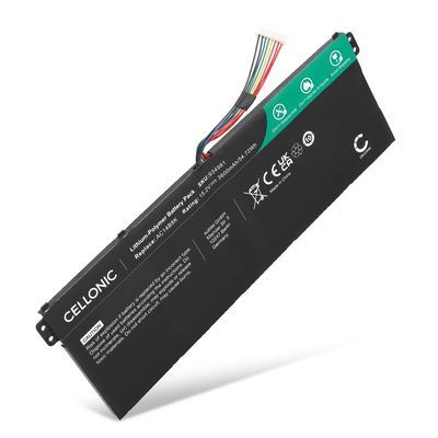 Batteri for Acer Nitro 5 AN515, Aspire 5 A515, A517, Swift 3 SF314, Predator Helios 300, AC14B8K, AC14B18J 3600mAh 15.2V fra CELLONIC