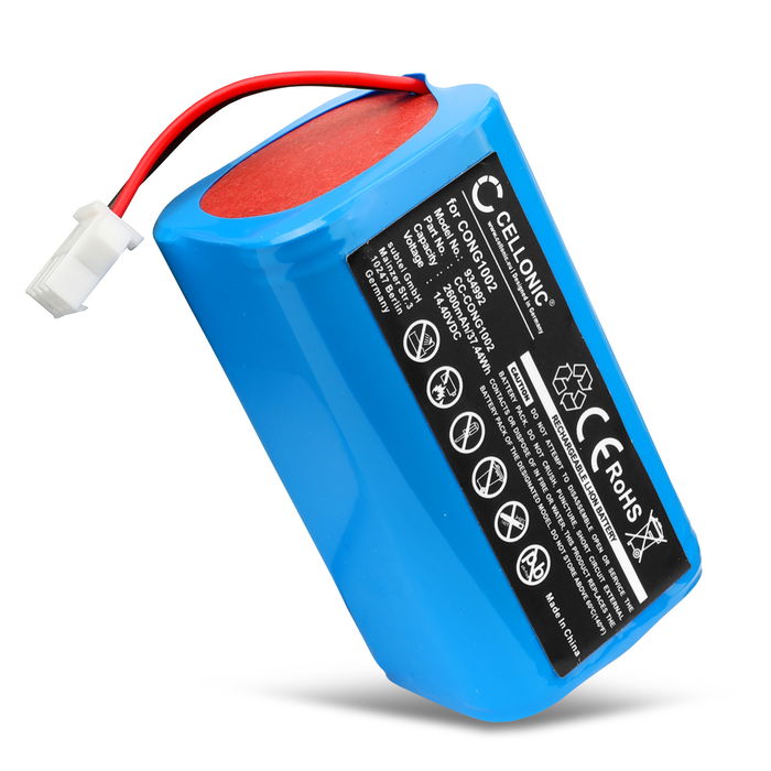 Batteri for Cecotec CONGA 990, 950, 1190, 1090 , Conga 1090, 990, Neatsvor X500 (Cecotec CONG1002) 2600mAh fra CELLONIC